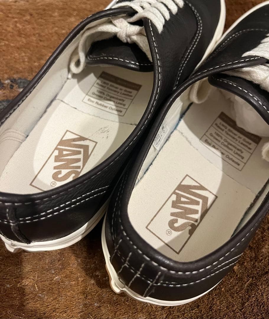 VANS authentic 27cm 44DX レザー チョコレート