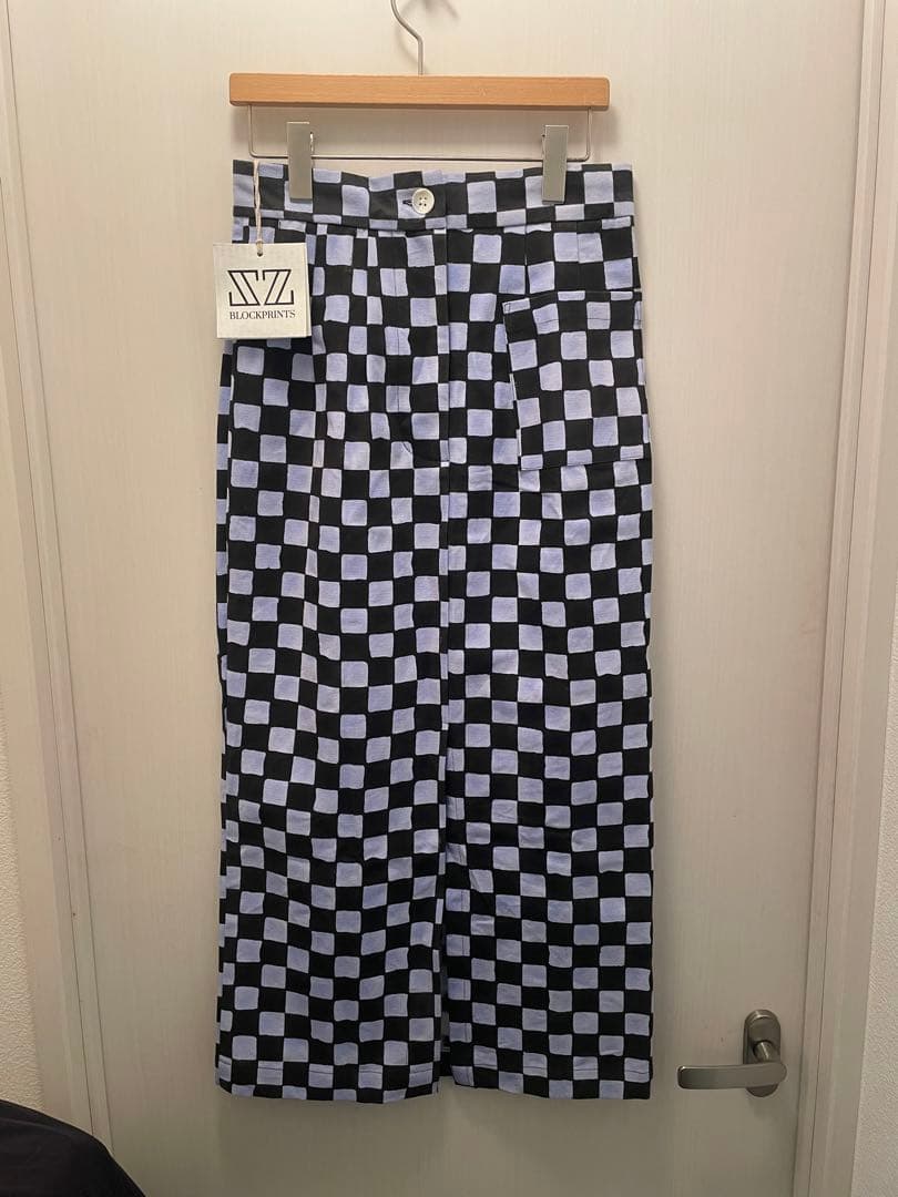 【新品SZ Blockprints タイトロングスカート】