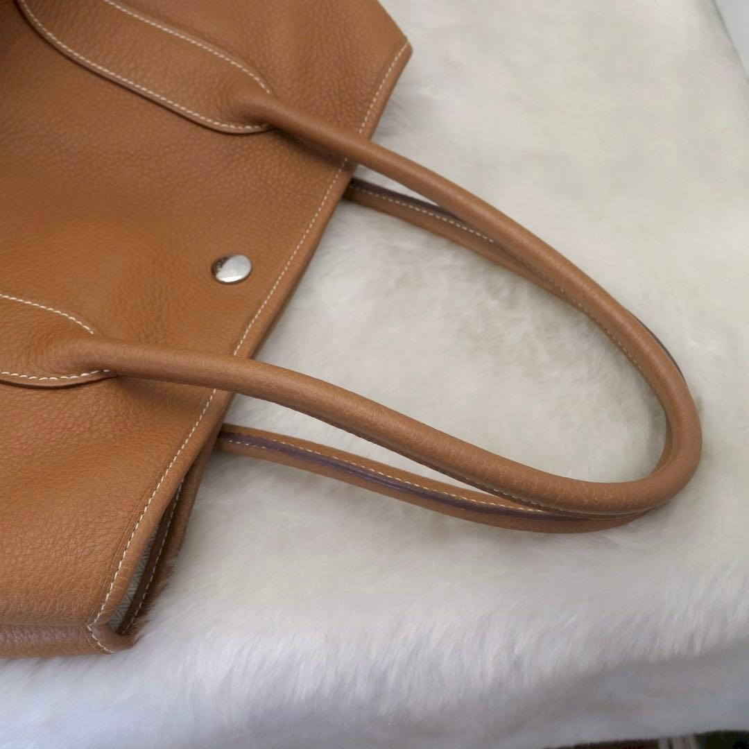 ✨新品展示品✨HERMES❤️ガーデンパーティPM♪大人気ゴールド✨