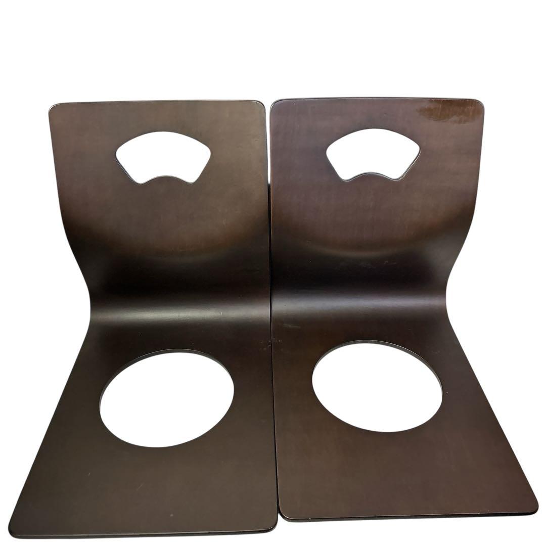 ニトリ 木製座椅子 4脚セット