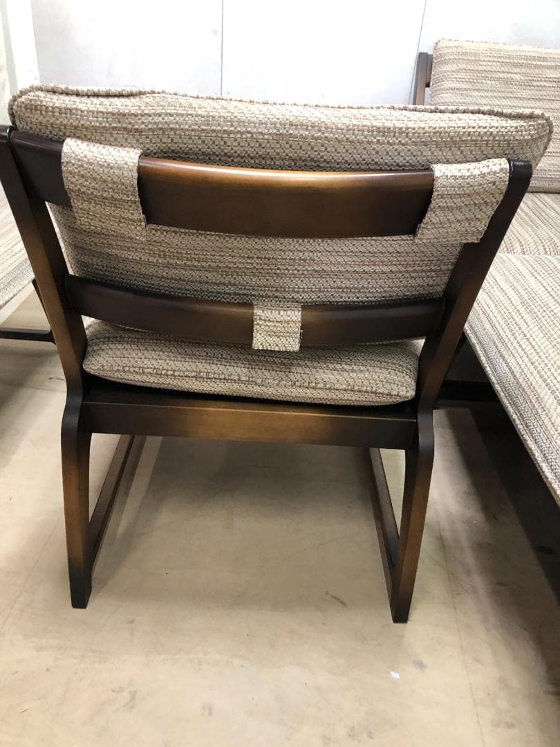 ナフコ　ホノカ　リビングダイニング　6点セット　ブラウン　250325-1