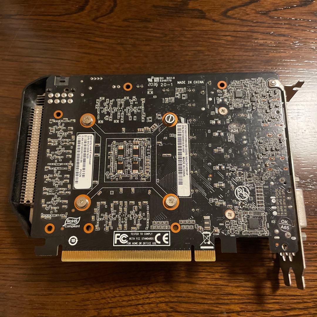 Palit GeForce GTX1660 6GB グラボ　動作確認済み