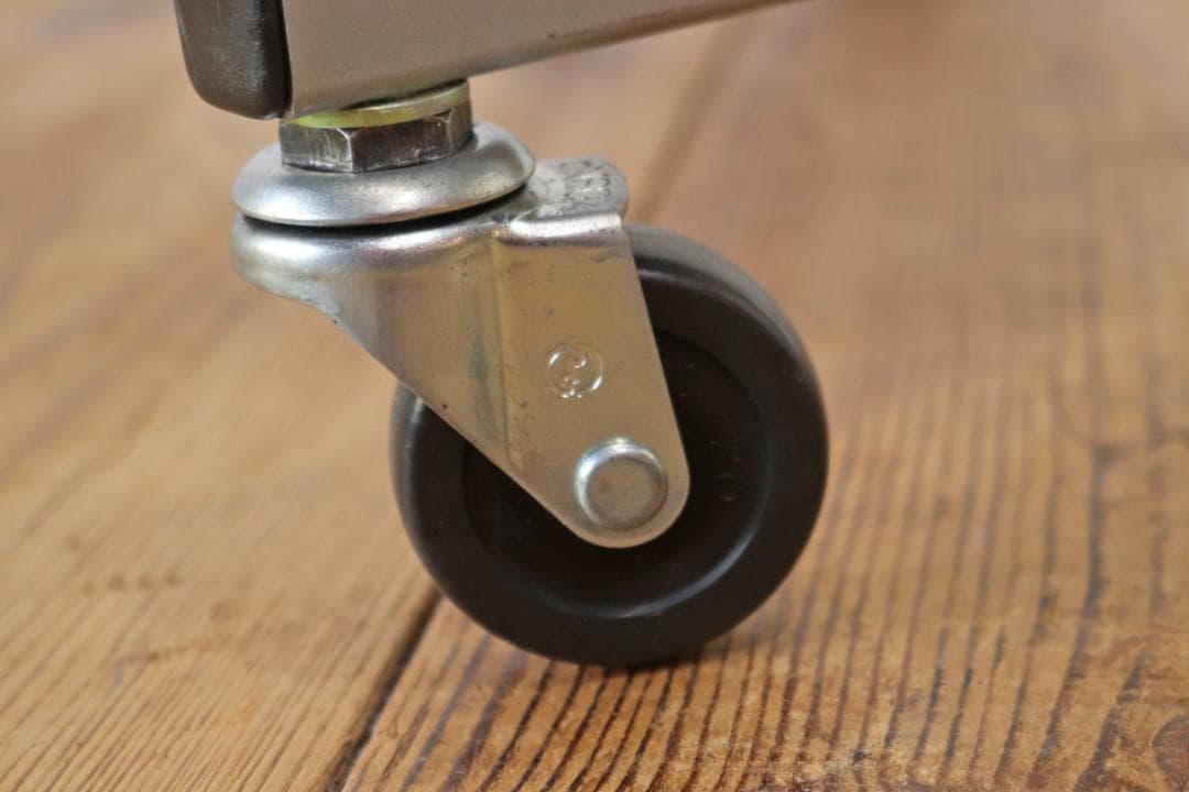 レトロ キャスターチェア 回転椅子 昇降 リクライニング 学校 合皮 レザー