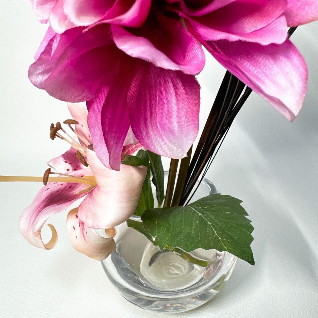 エミリオロバ EMILIO ROBBA アートフラワー ダリア 百合 30cm