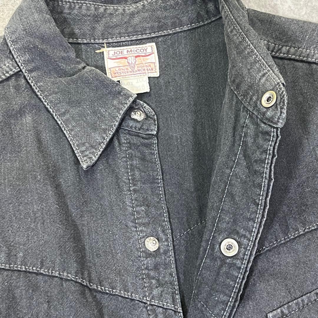 リアルマッコイズ　日本製　ウエスタンデニムシャツ　WESTERNRANCHMAN
