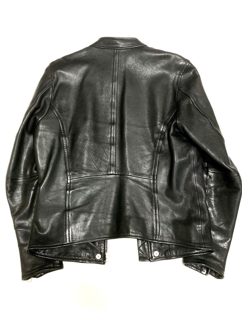12.5万円　DIESEL ディーゼル　レザージャケット　シングルライダース