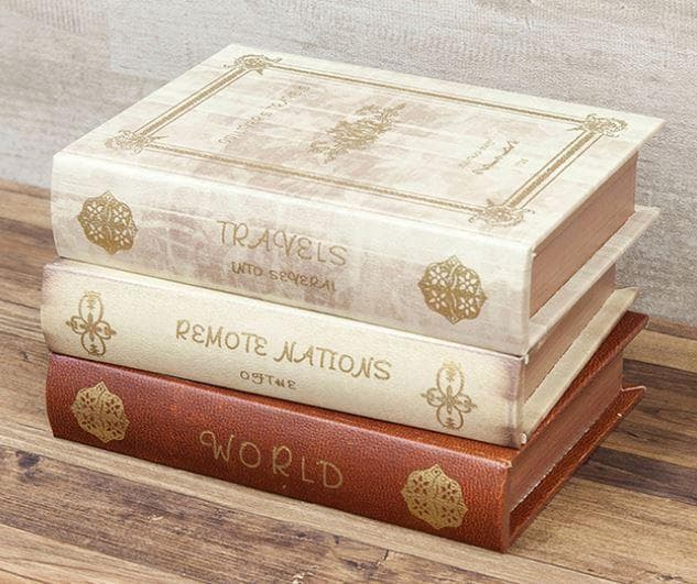 シークレットブックボックス 小物入れ 3段 ガリバー LDR03LT