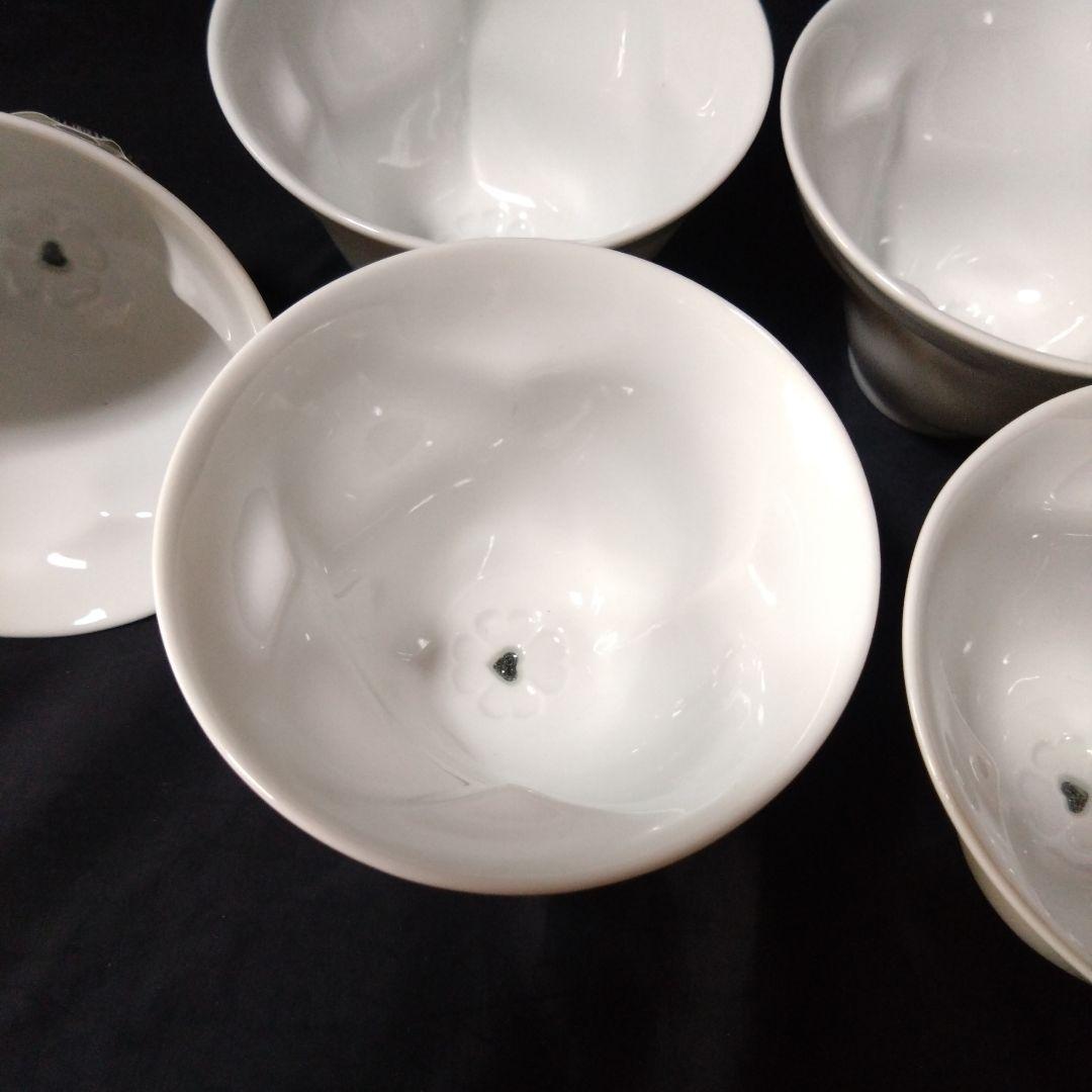 未使用 波佐見焼 丹心窯 水晶ストーリー デザートカップ5個　お祝い