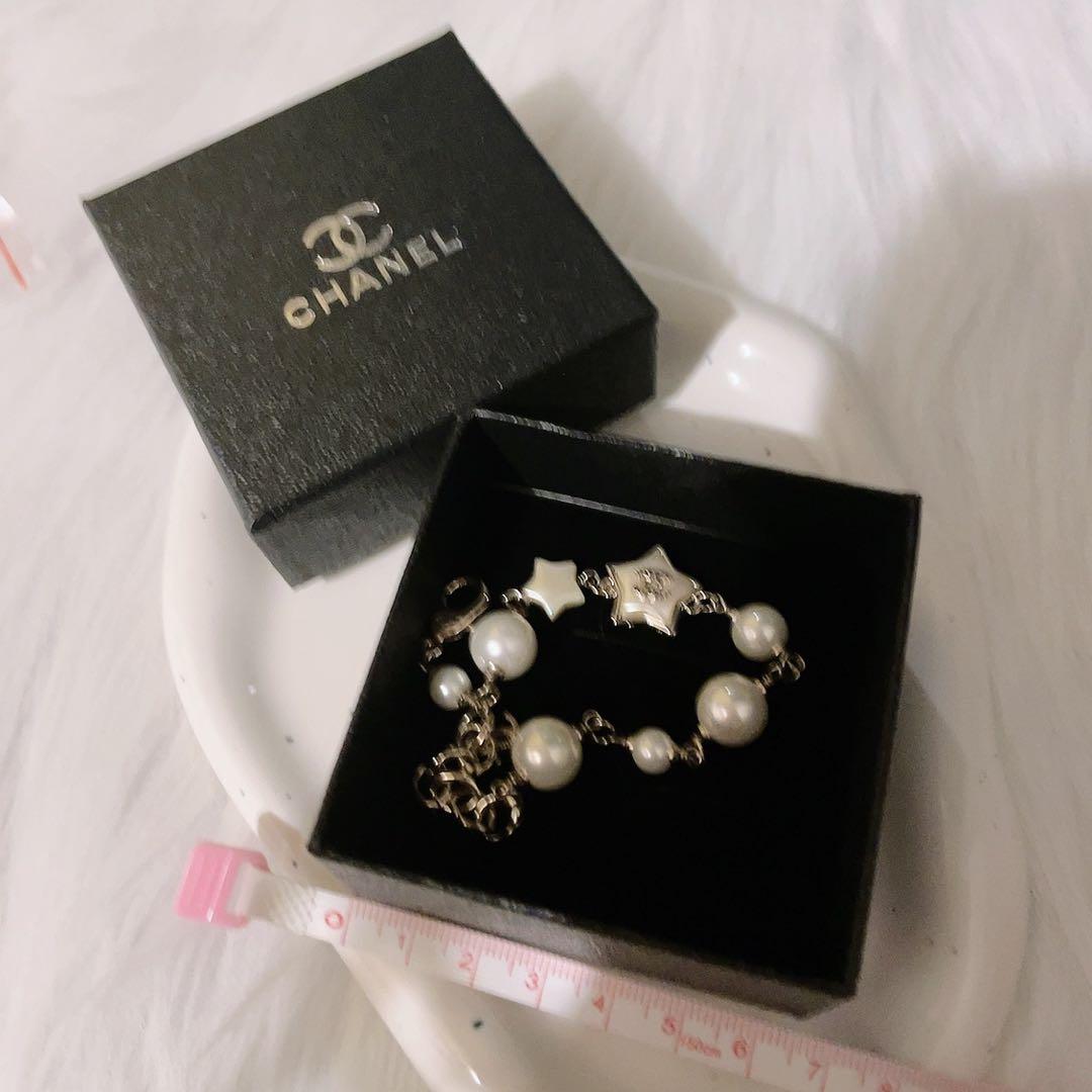 CHANELロゴ 星モチーフ　ブレスレット　ココマーク used vintage