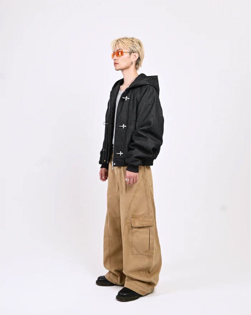 トグルフックリジットアクティブジャケット L2089 XL (black)地底人