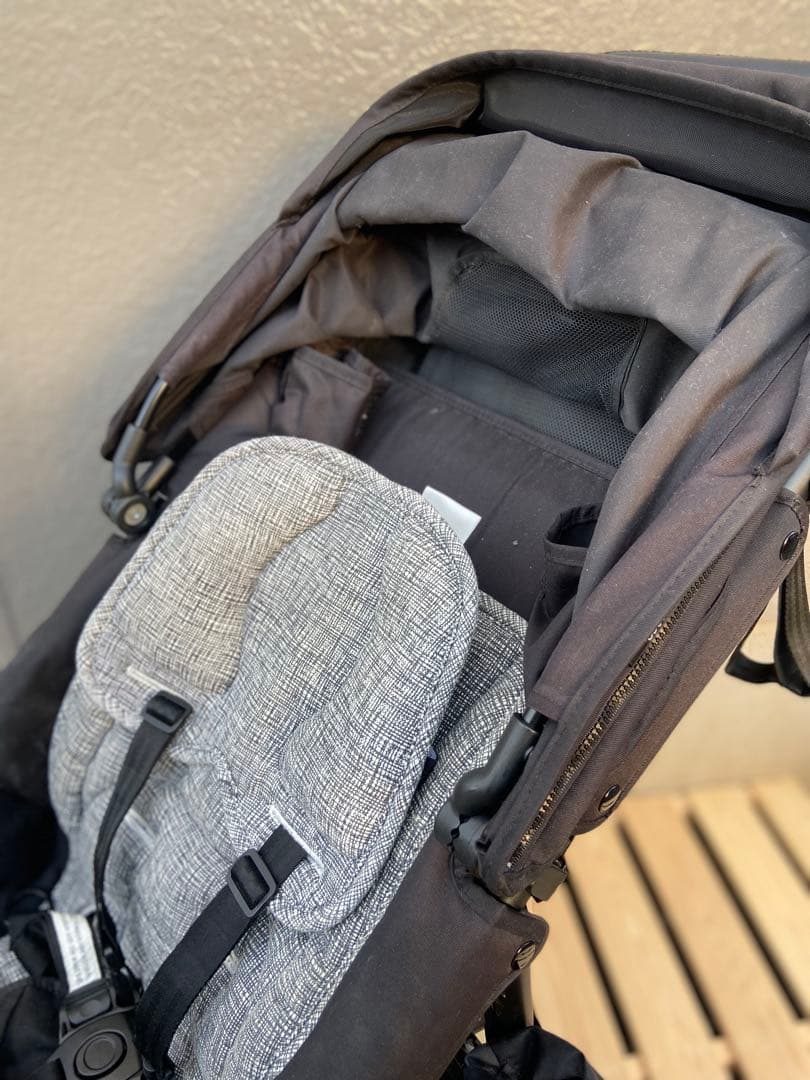 【美品】エアバギー　ココプレミア　フロムバース　アースブラック　レインカバー付