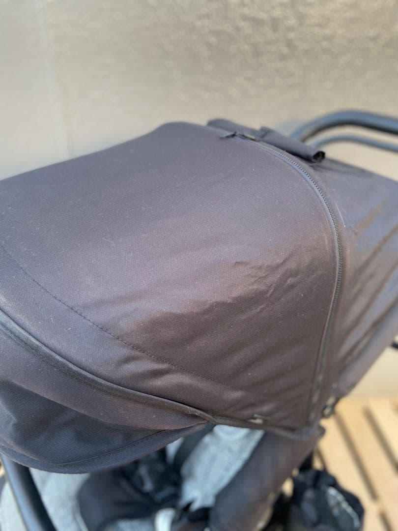 【美品】エアバギー　ココプレミア　フロムバース　アースブラック　レインカバー付