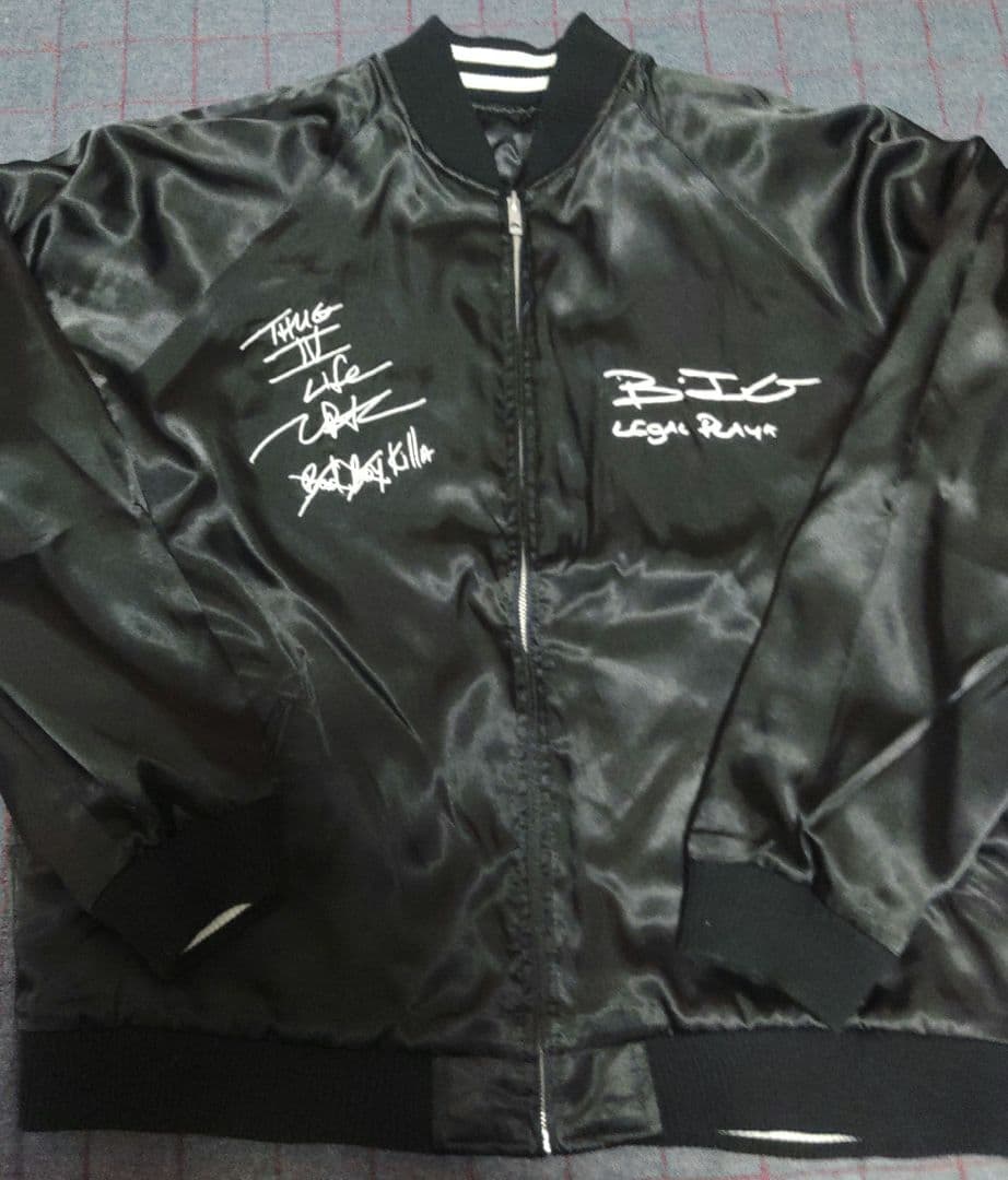 reserved note 2pac bigge レアスカジャン　xl