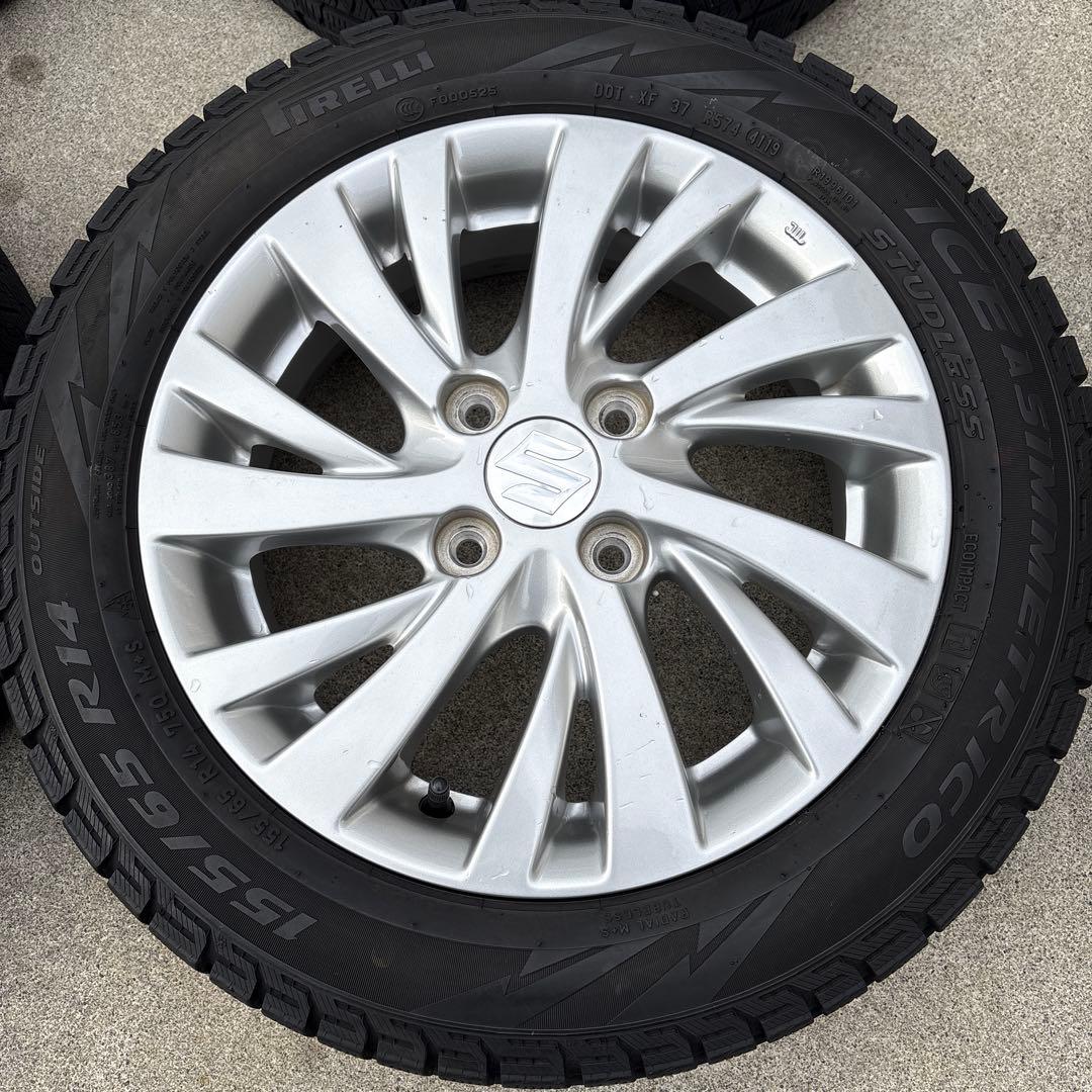 ゆか様　スズキ純正ホイール　スタッドレスタイヤ　4本SET(2本)