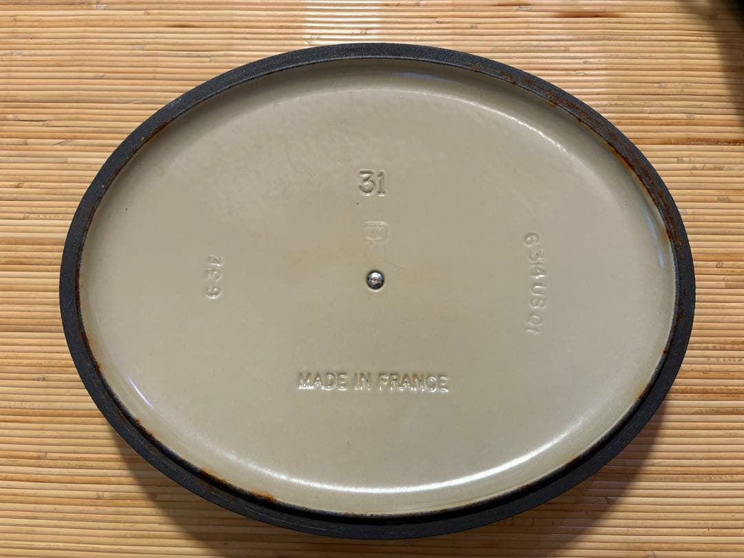 LE CREUSET オーバル鍋 31cm グリーン