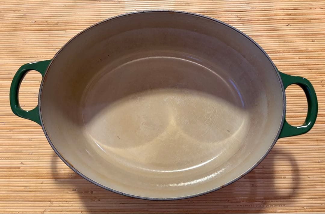 LE CREUSET オーバル鍋 31cm グリーン