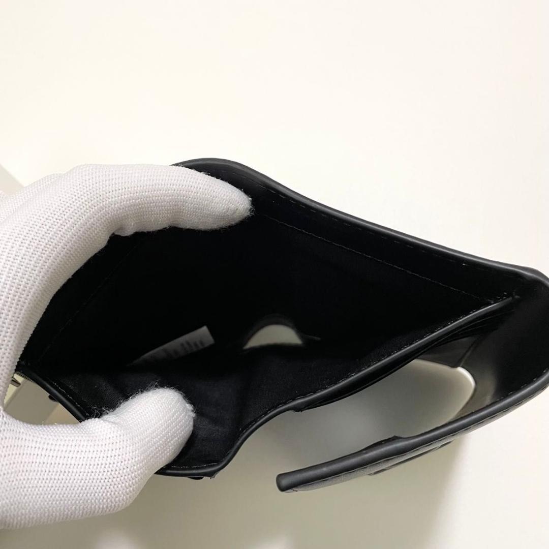 カルバンクライン 財布 ウォレット 三つ折り エンボスロゴ CK 黒 ラスト1個