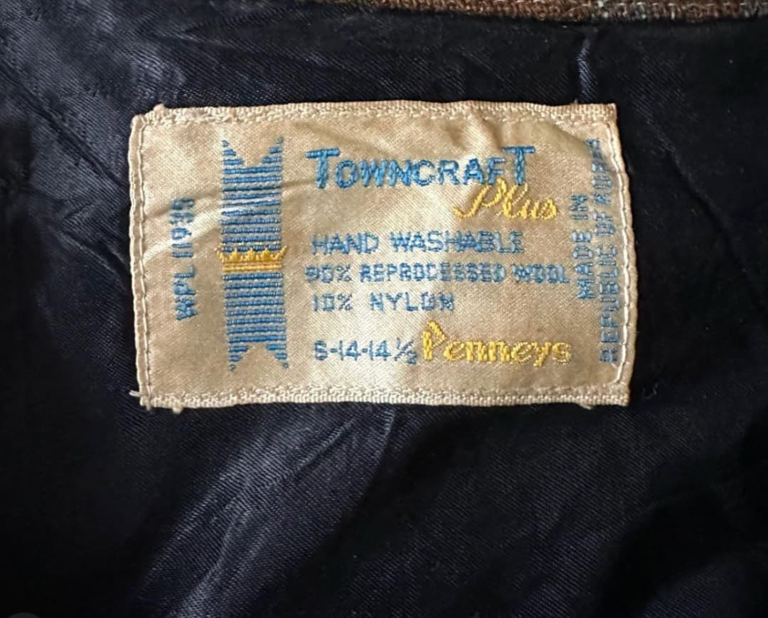 70's TOWNCRAFT タウンクラフト 開襟シャツ