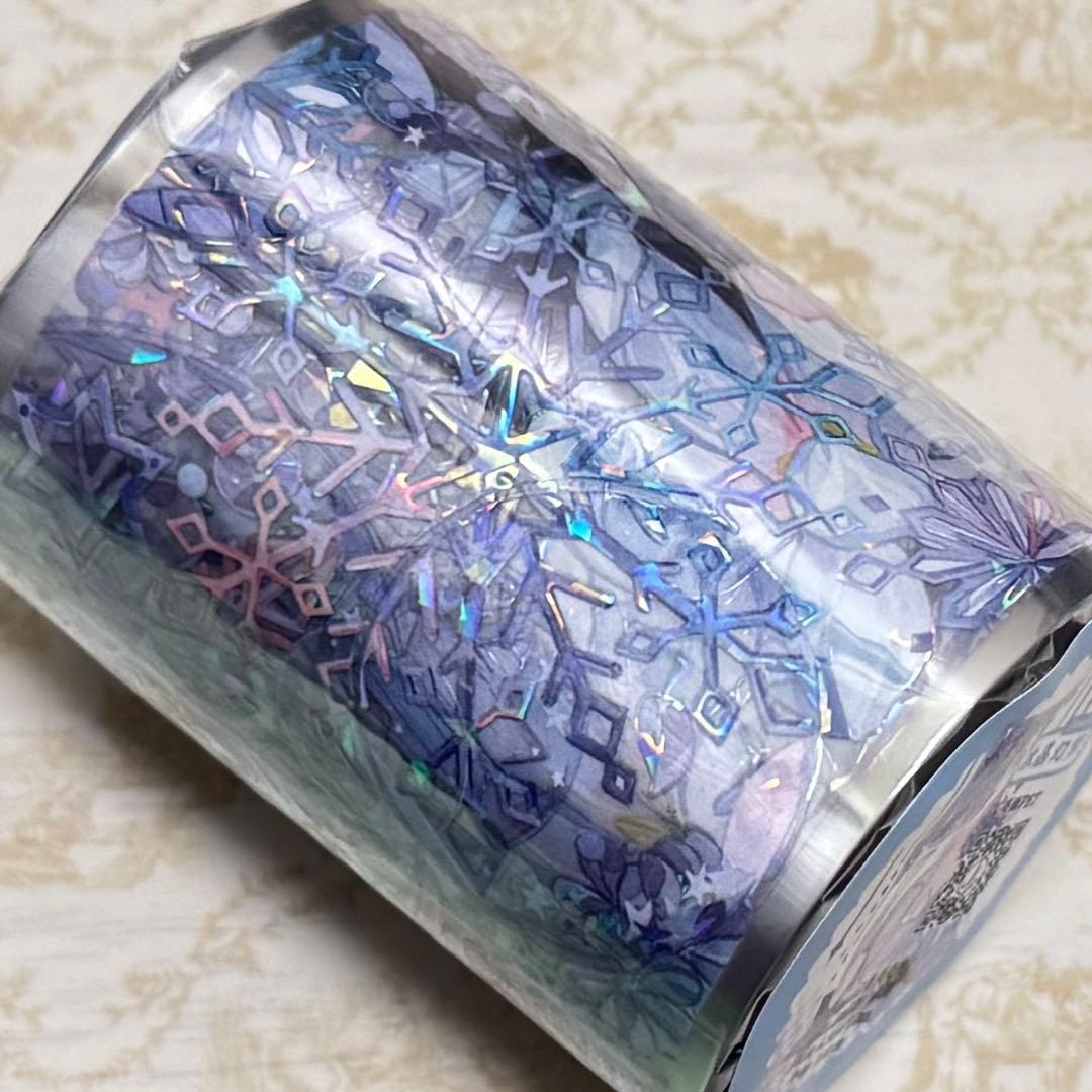 海外 PETテープ マスキングテープ 雪の結晶