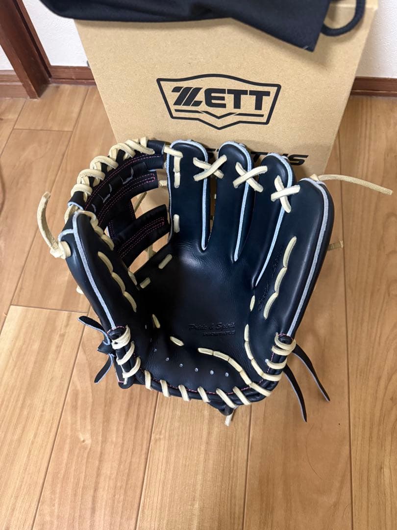 【限定色】ZETT PROSTATUS BPROG565S硬式内野手用 型付け済