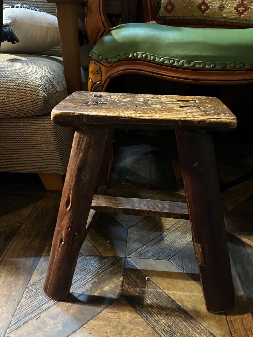 スツール インテリア 踏み台 昭和レトロ 古道具 当時物 ビンテージ