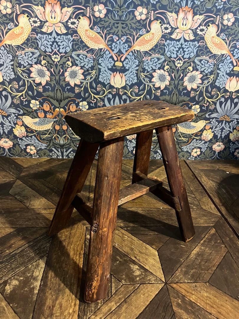 スツール インテリア 踏み台 昭和レトロ 古道具 当時物 ビンテージ