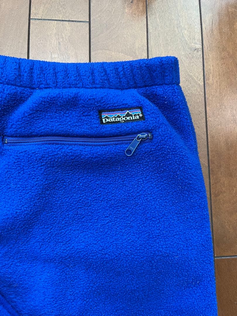 USA製 90's patagonia フリースパンツ ブルー L