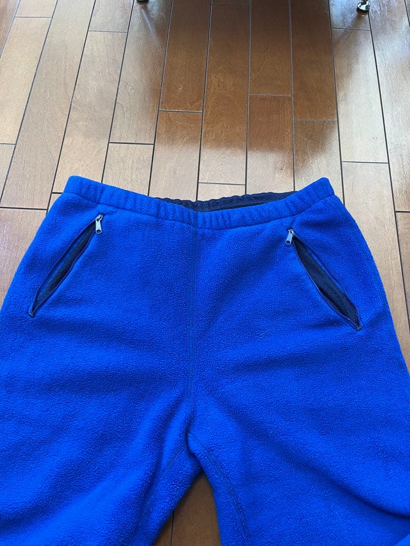 USA製 90's patagonia フリースパンツ ブルー L