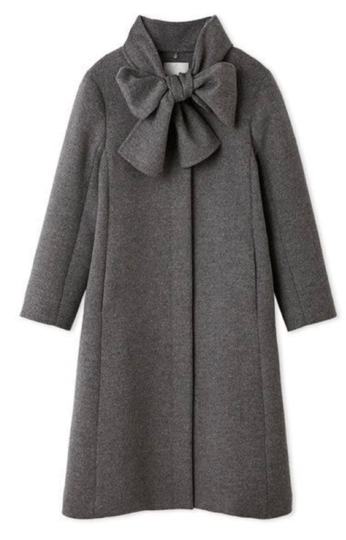 CELFORD新品未使用タグ付きリボンストール付きノーカラーコート