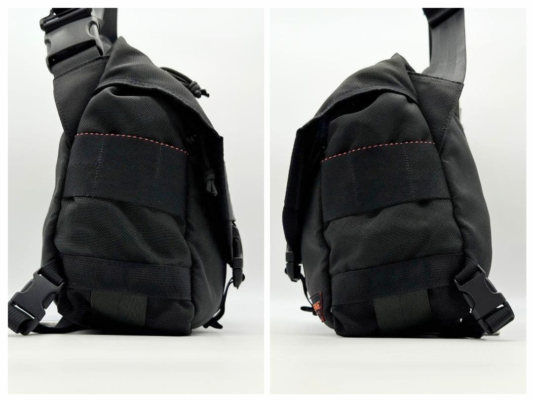 美品☆BRIEFING　LANCE3　メッセンジャーバッグ　ブラック