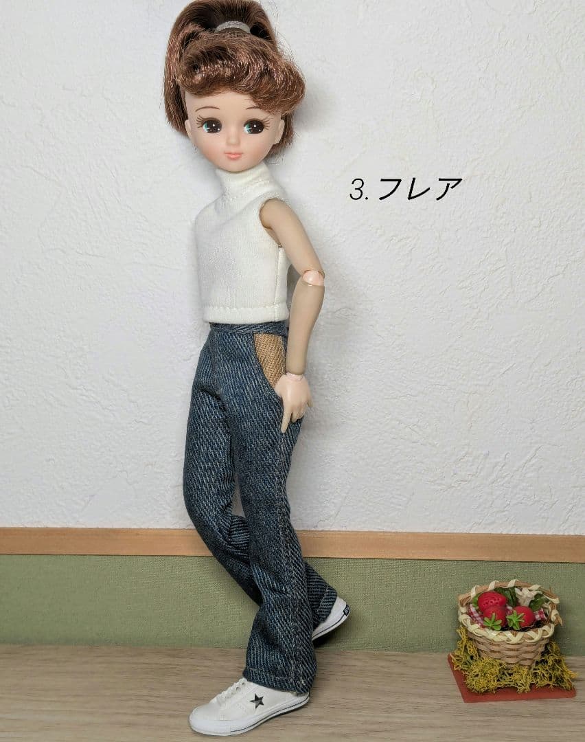 22㌢ドールサイズ服【選ぶマイコーデ：G580】
