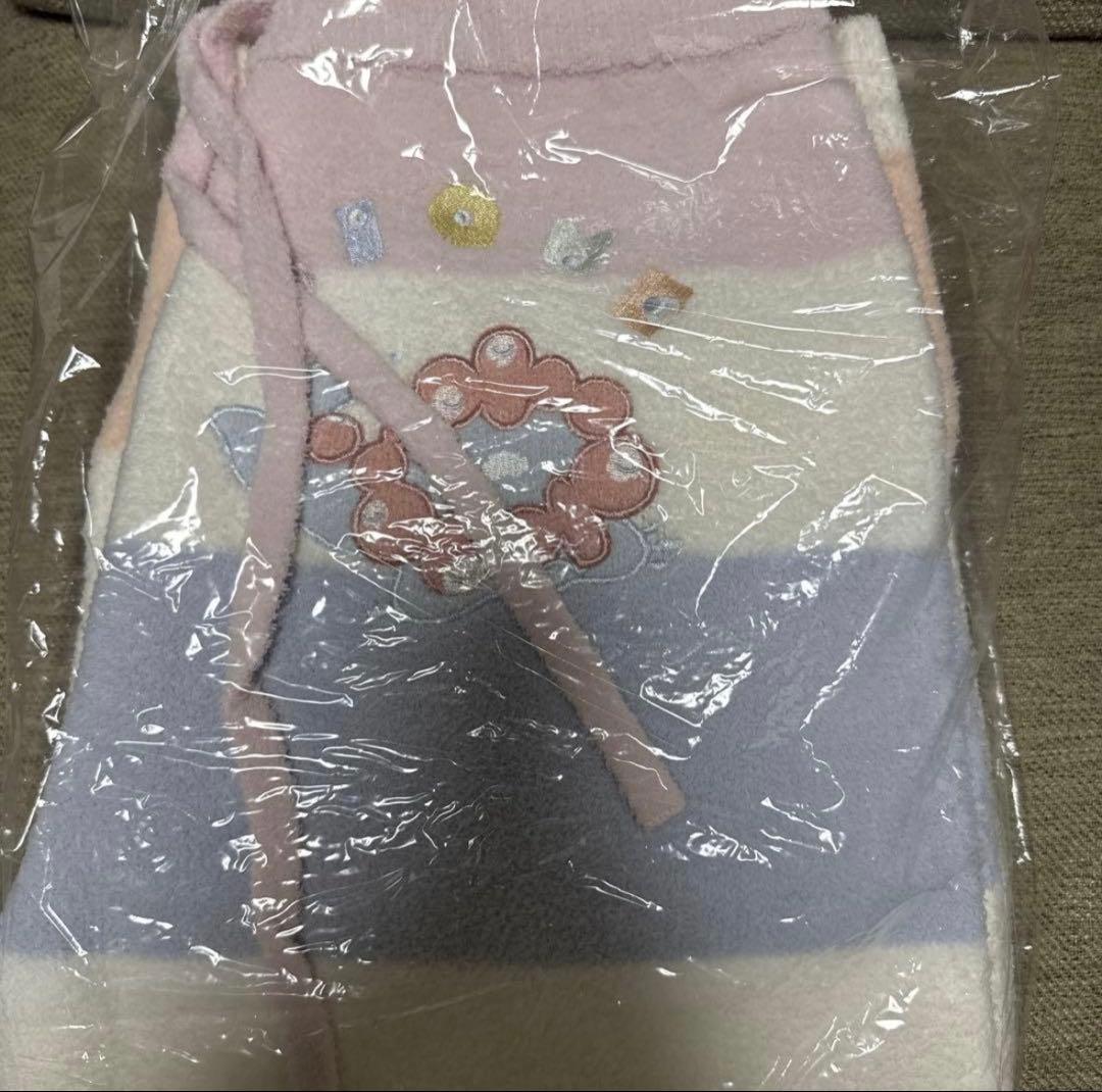 万博限定 ジェラピケ エアリーモコモコミャクミャクロングパンツ