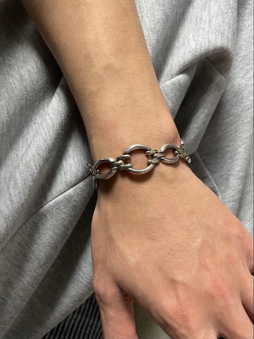 60〜70s vintage チェーンブレスレット made Italy