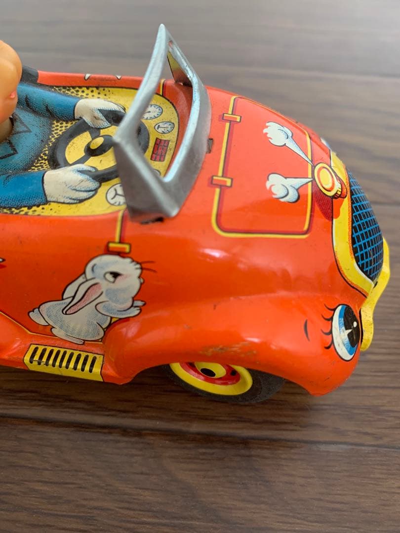 ブリキの自動車(メカニカル・ウォーキング・カー)日本製