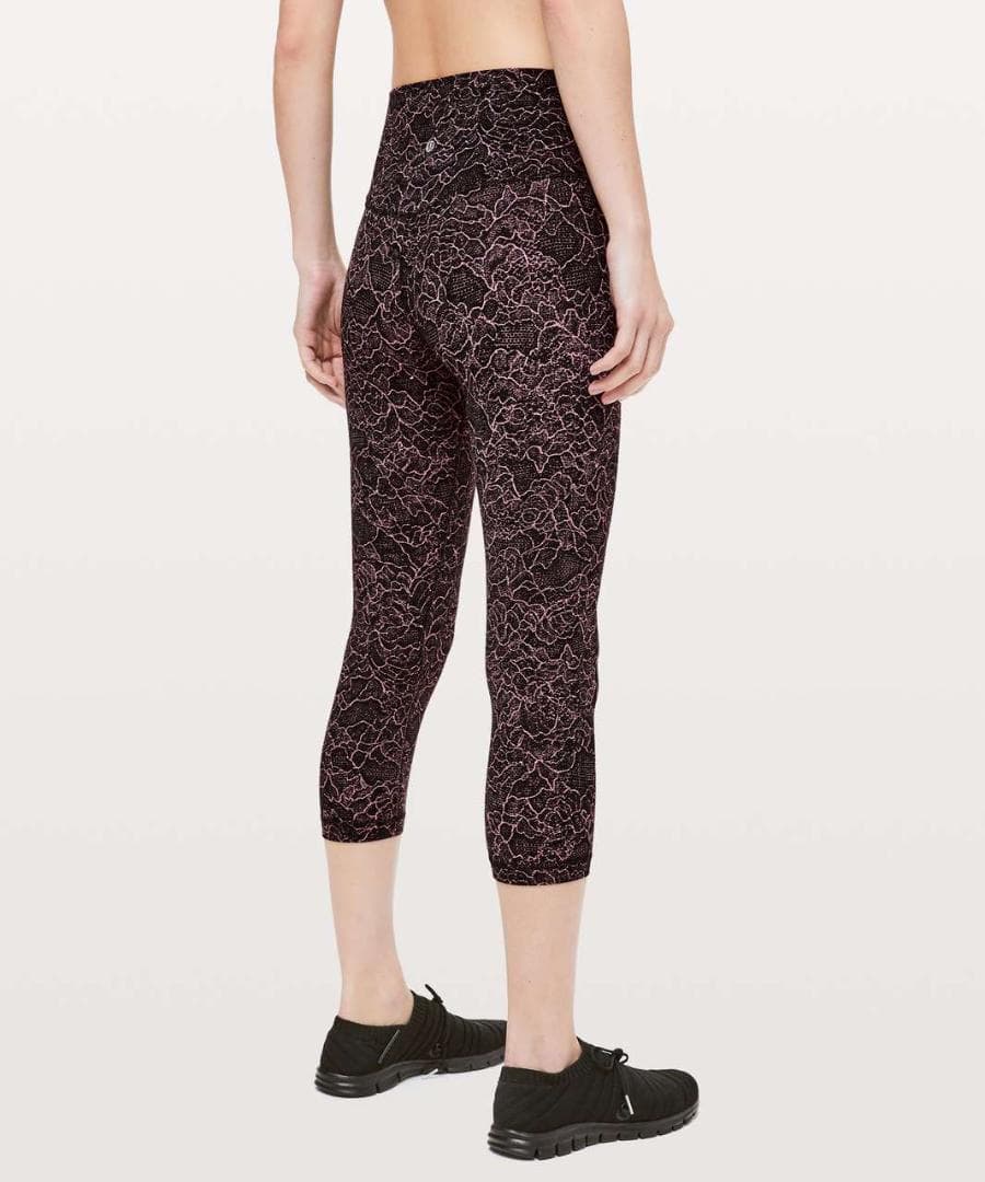 【レア】ルルレモン　新品タグ付　ローズ　 align crop 21レギンス 6