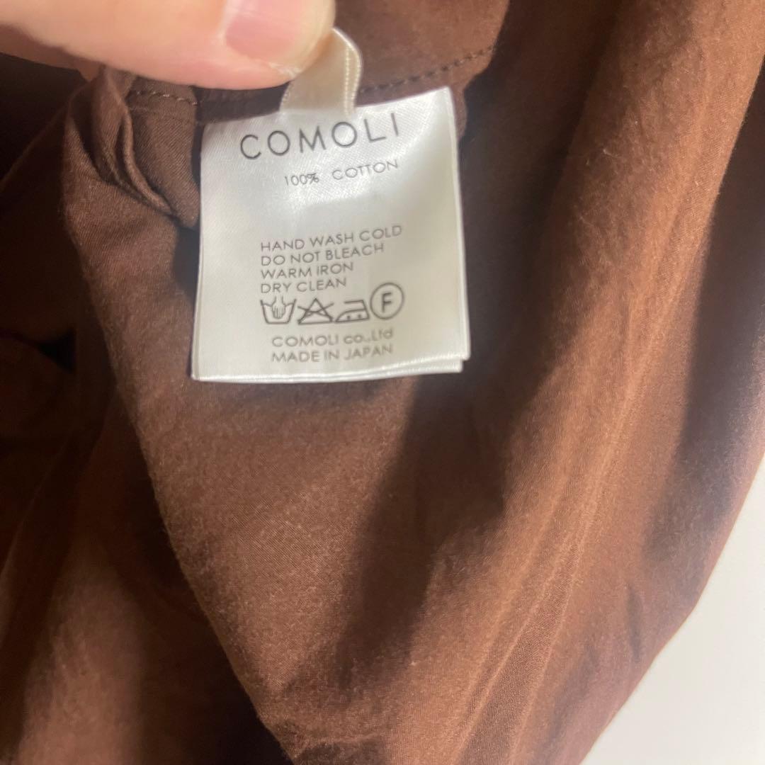 COMOLI コモリ コットンタイプライター タイロッケンコート ブラウン 1