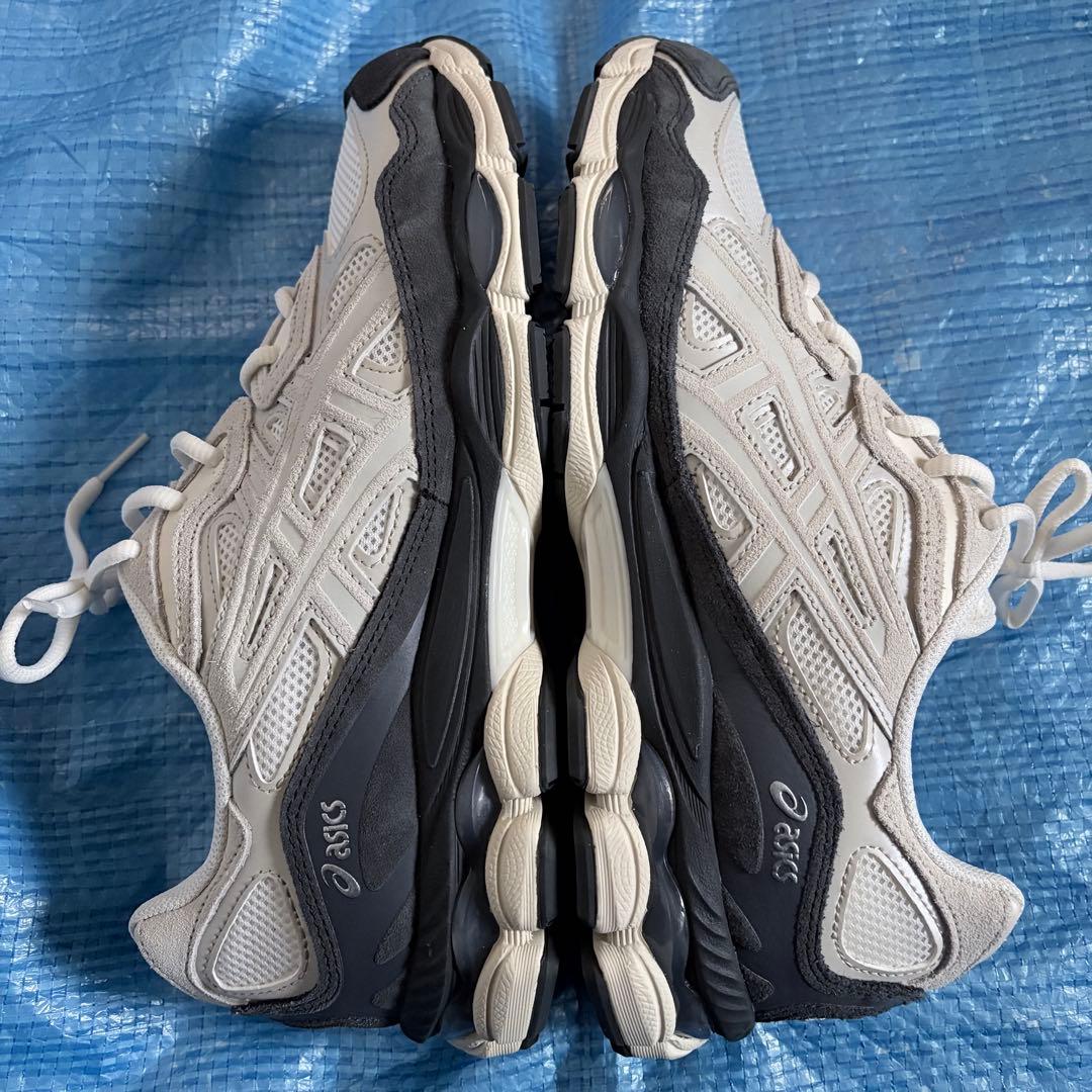 新品⬛︎asics⬛︎GEL-NYC⬛︎WHITE/SMOKE GREY⬛︎28