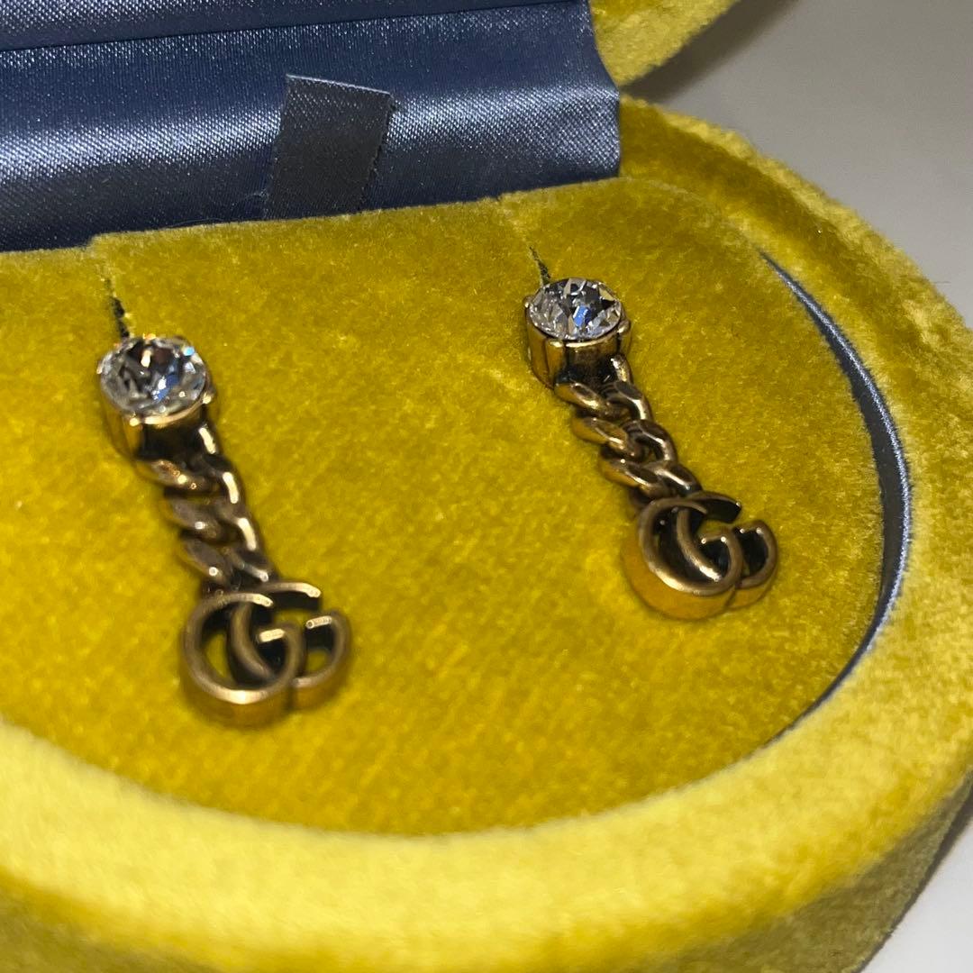 正規品‼️GUCCI クリスタル ドロップピアス