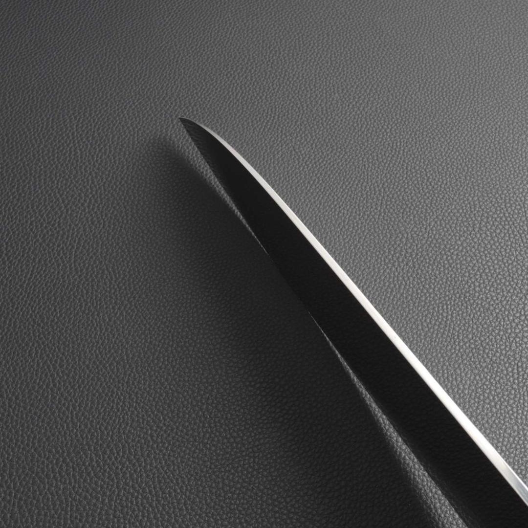 10362 大牛刀 尺寸 鏡面仕上げ 刺身包丁 両刃包丁 黒檀黒水牛角八角柄