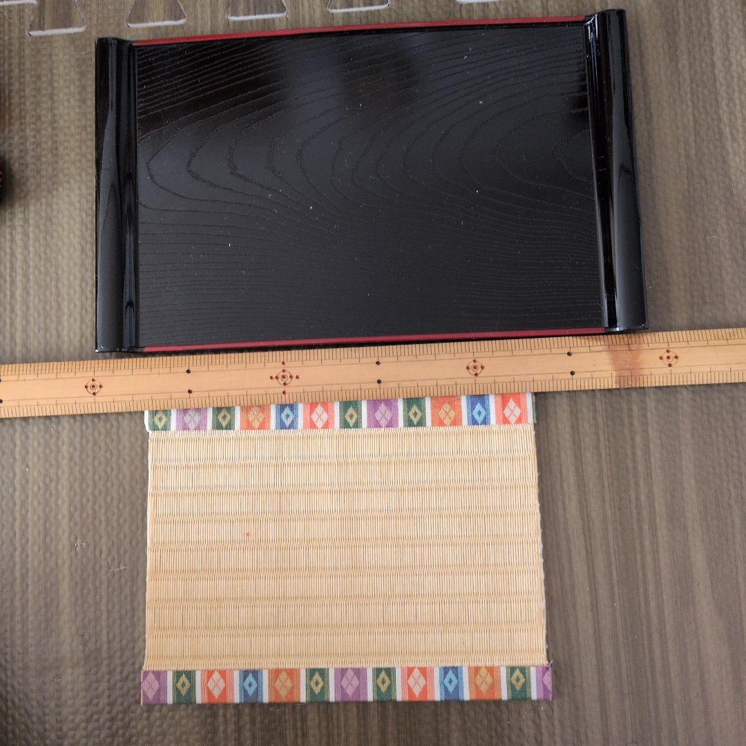 つまみ細工 吊るし飾りと雛飾りセット　 雛壇 　赤