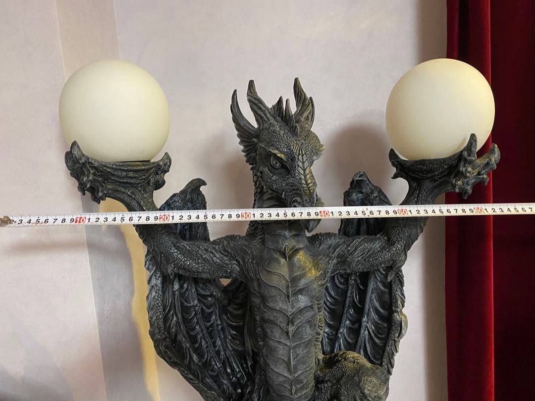 ドラゴンのランプ　飾ってただけで未使用
