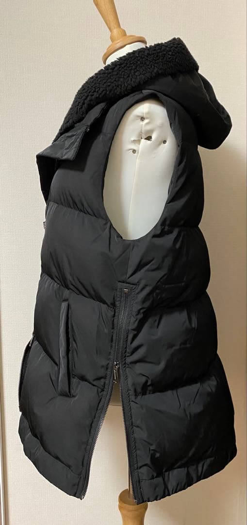 アパルトモン/ ルーアンドレア ２WAY DOWN VEST ブラック