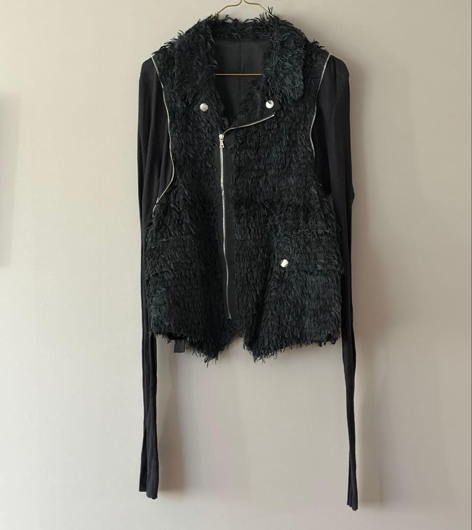 UNDERCOVER ライダース　異素材ミックス