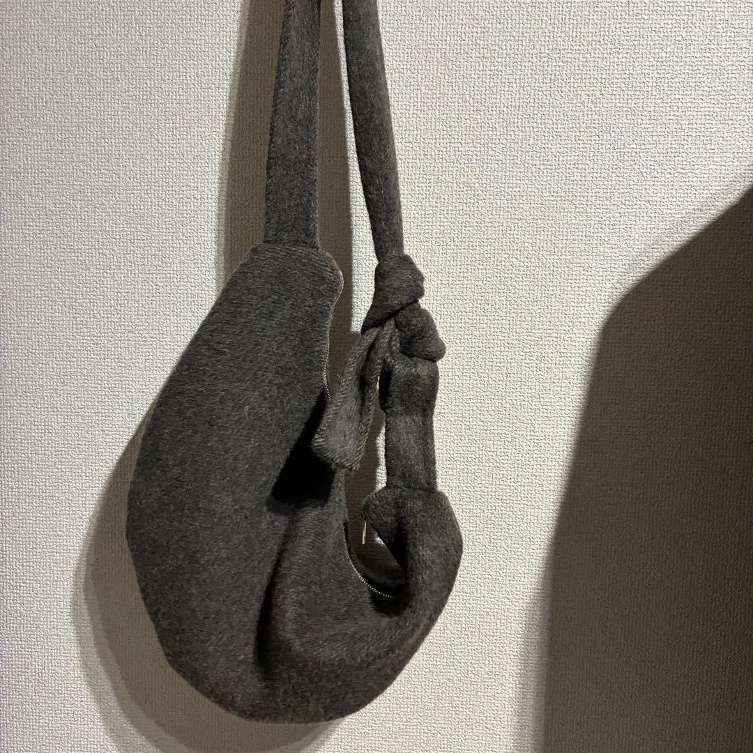 ジャケット・アウター nokcha bag set half coat charcoal