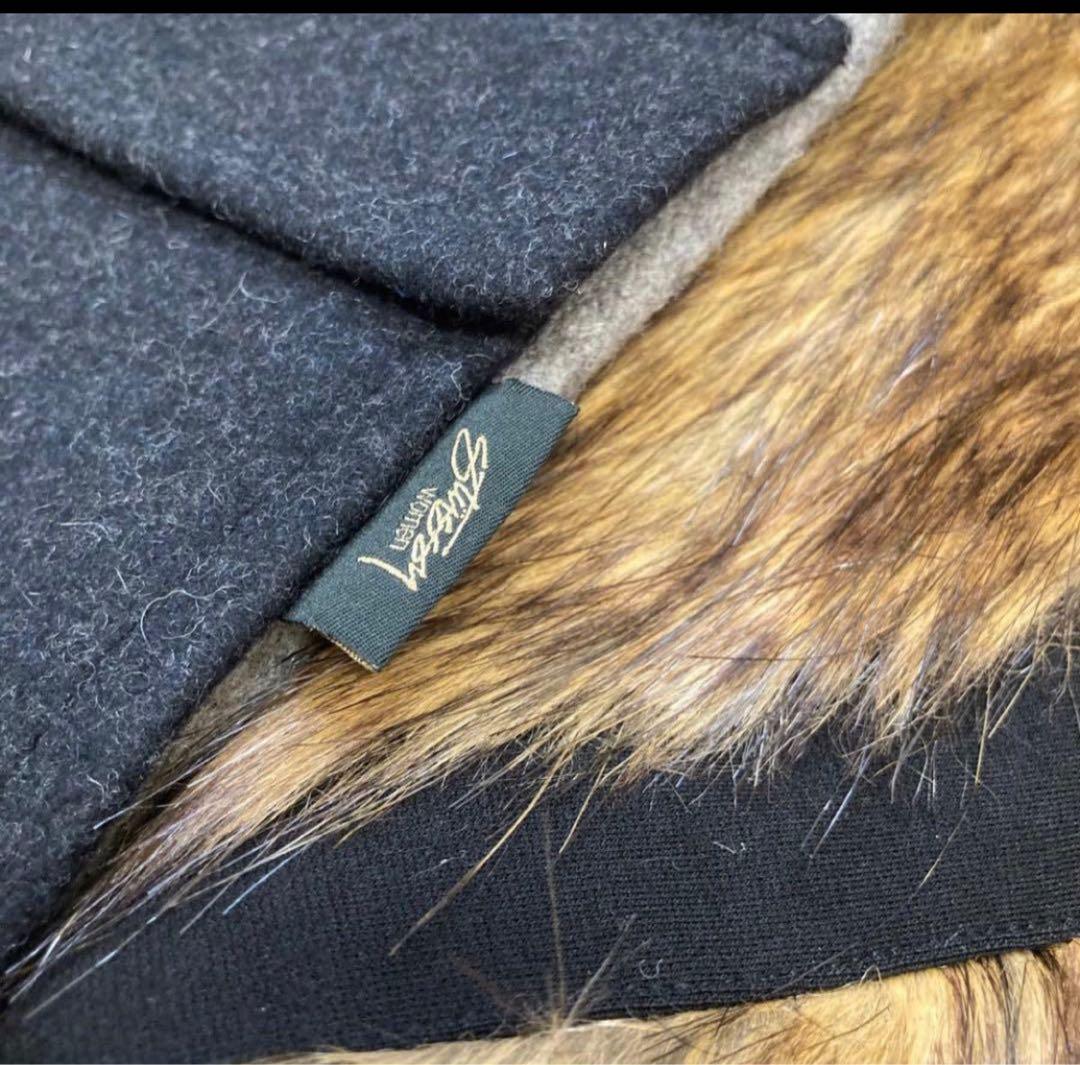 Stussy フード付きコート