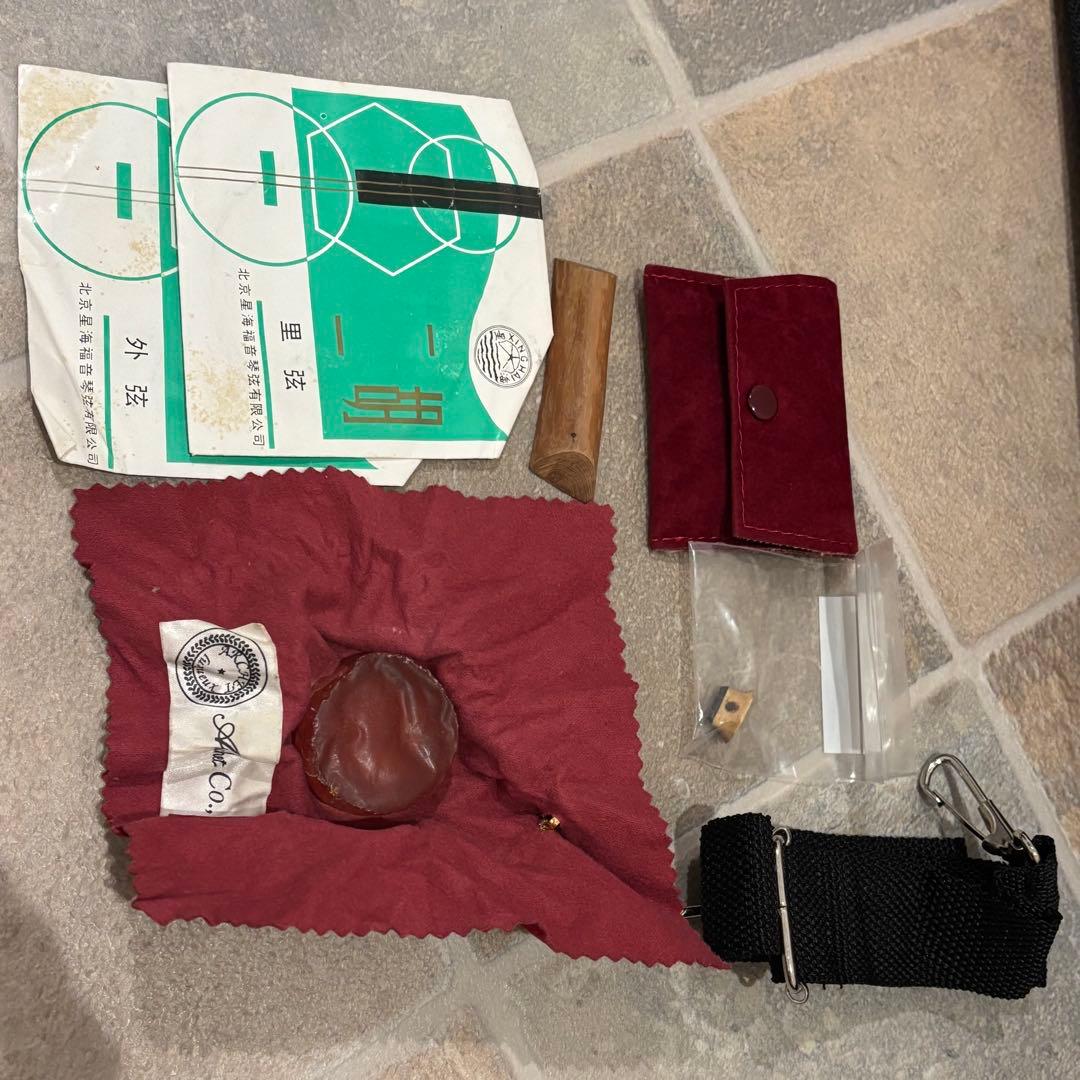 N*o様 【希少品】高級 二胡 宋廣寧製 付属品 ケース付き現状渡し