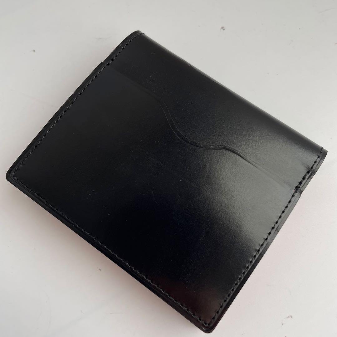 ✨未使用保管✨　GANZO シンブライドルレザー　ブラック　黒　財布　メンズ