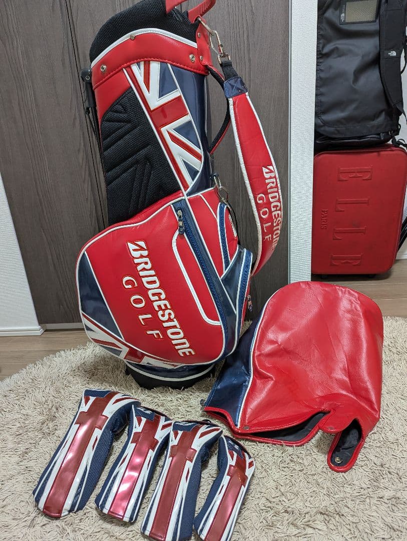 BRIDGESTONE メジャーコレクション　キャディバッグ 　ヘッドカバー付き