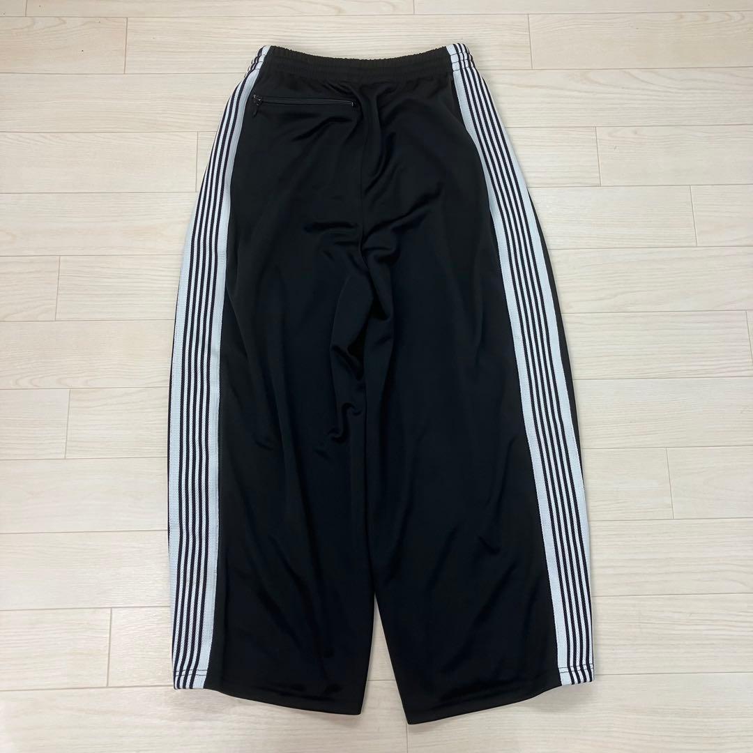 Needles ニードルス ナロートラックパンツ ジャージ ボトム 黒 Ｓ