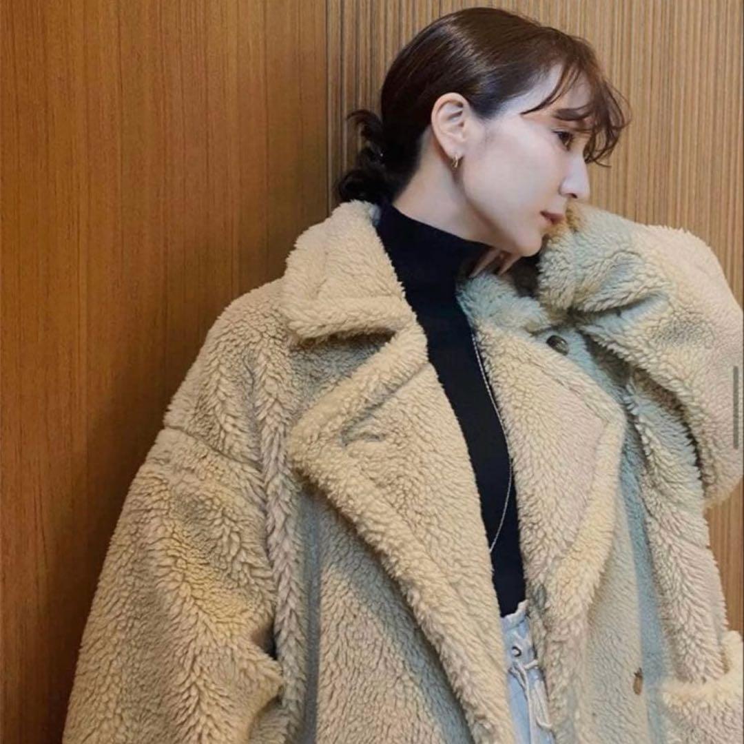 Louren volume boa coat ローレン ボリュームボアコート